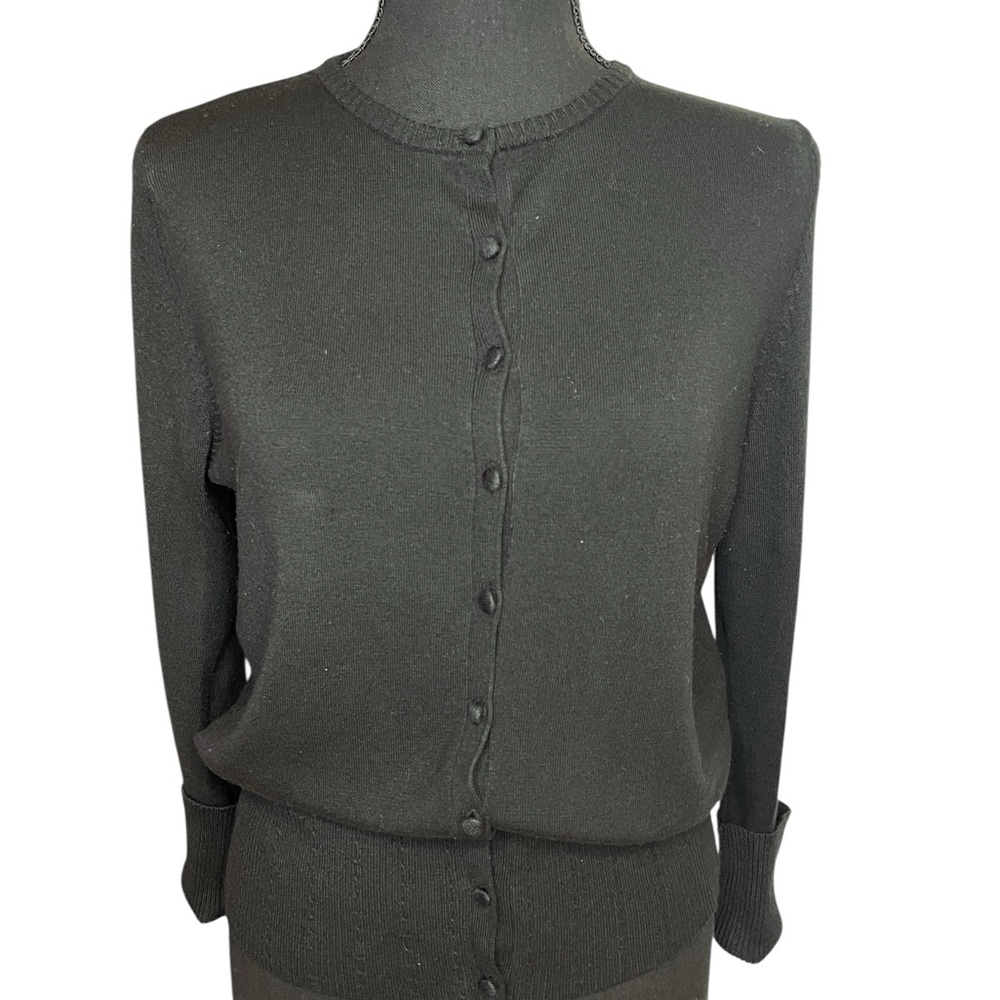 Merona Women's Black Cardigan Sweater